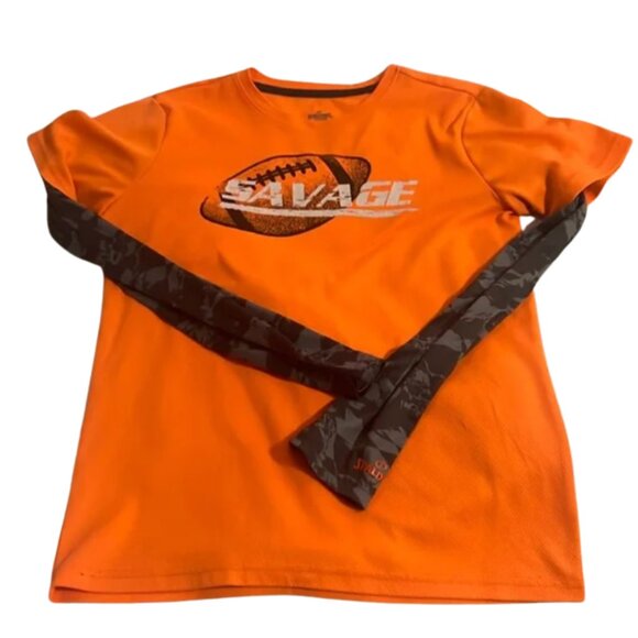 Spaulding Savage Short Sleeve Shirt with Arms Boys L/G (14/16) - Picture 1 of 1